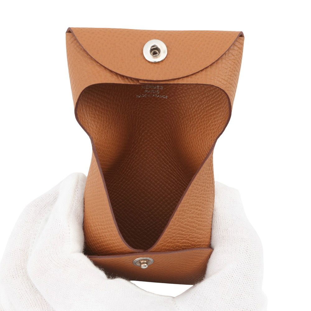 Hermes Coin Case Bastia Gold Epsom Purse — view 5