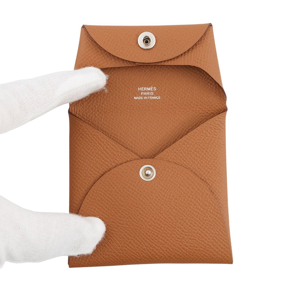 Hermes Coin Case Bastia Gold Epsom Purse — view 4