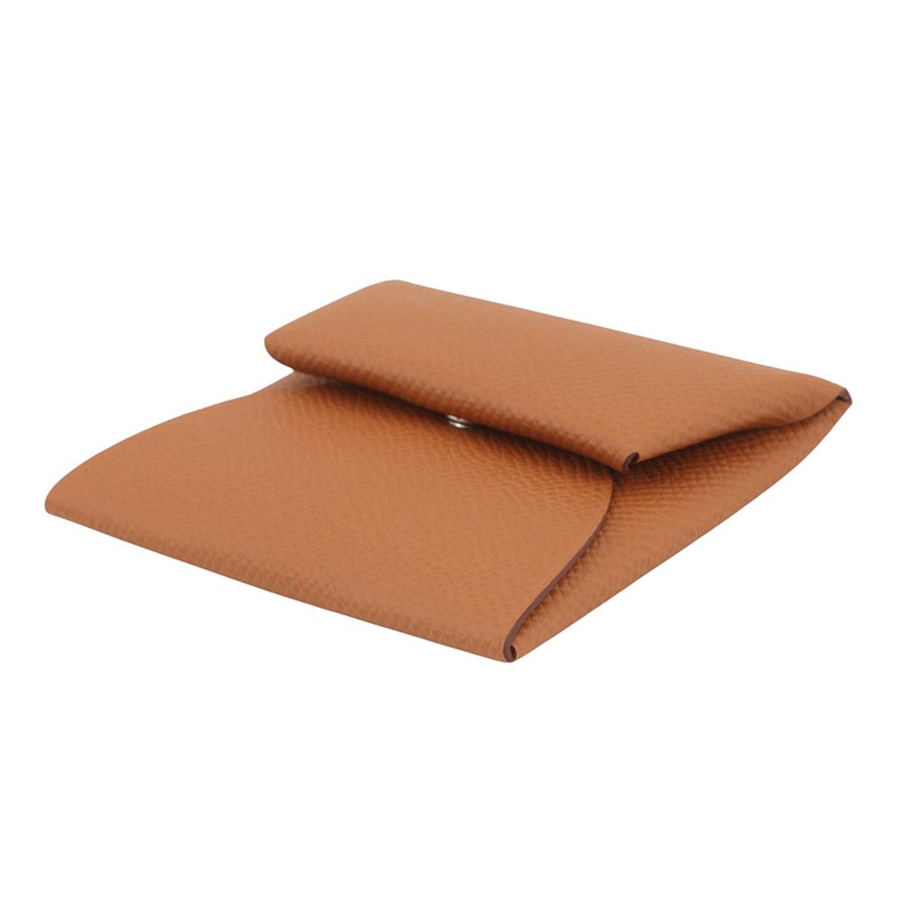Hermes Coin Case Bastia Gold Epsom Purse — view 2