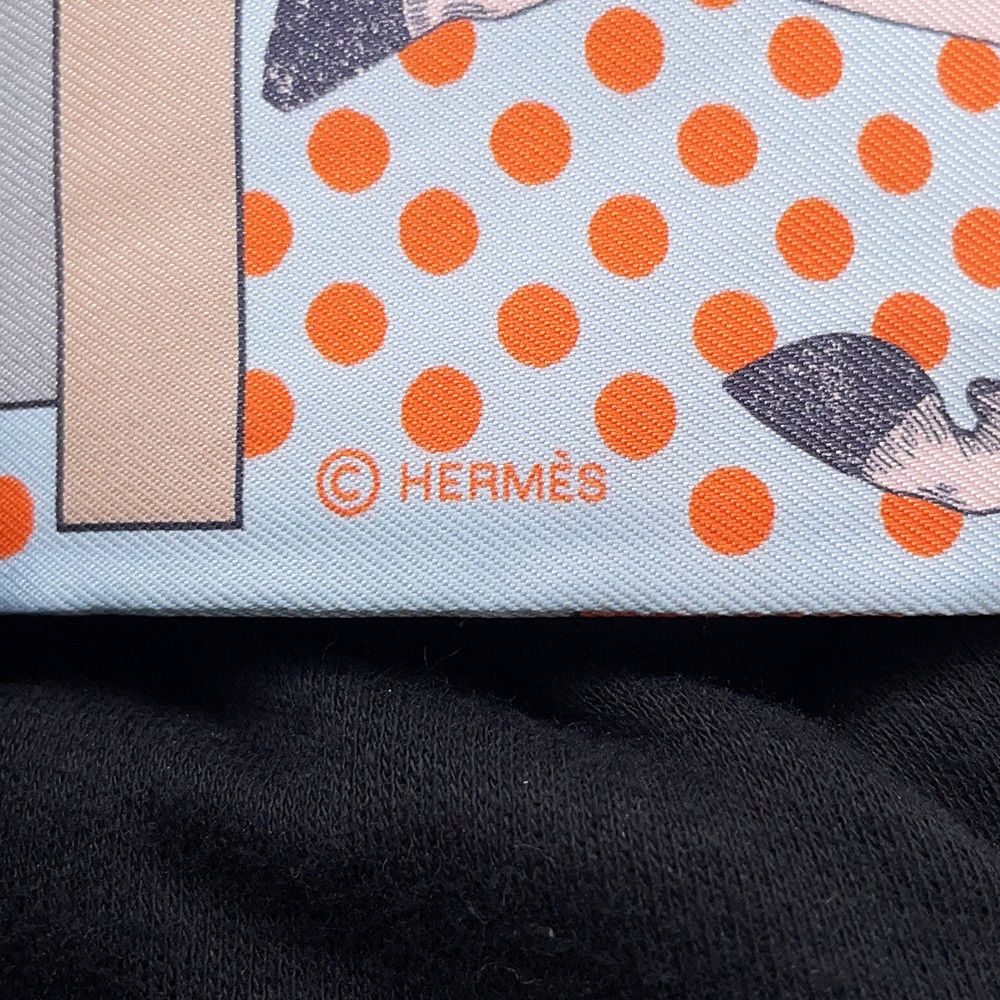 Hermes Scarf Twilly Courte Cavalier Anne Form en Formes Studs — view 6