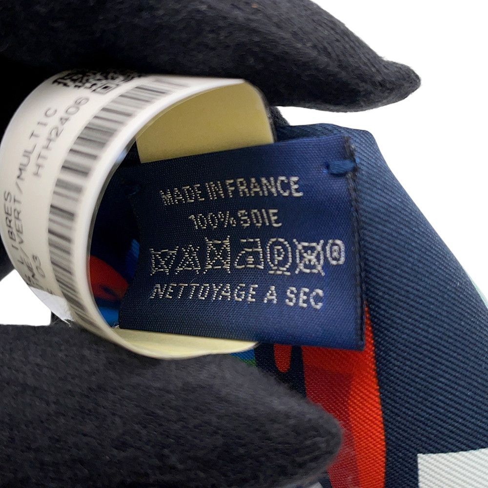 Hermes Scarf Twilly Figure Libre Silk — view 6