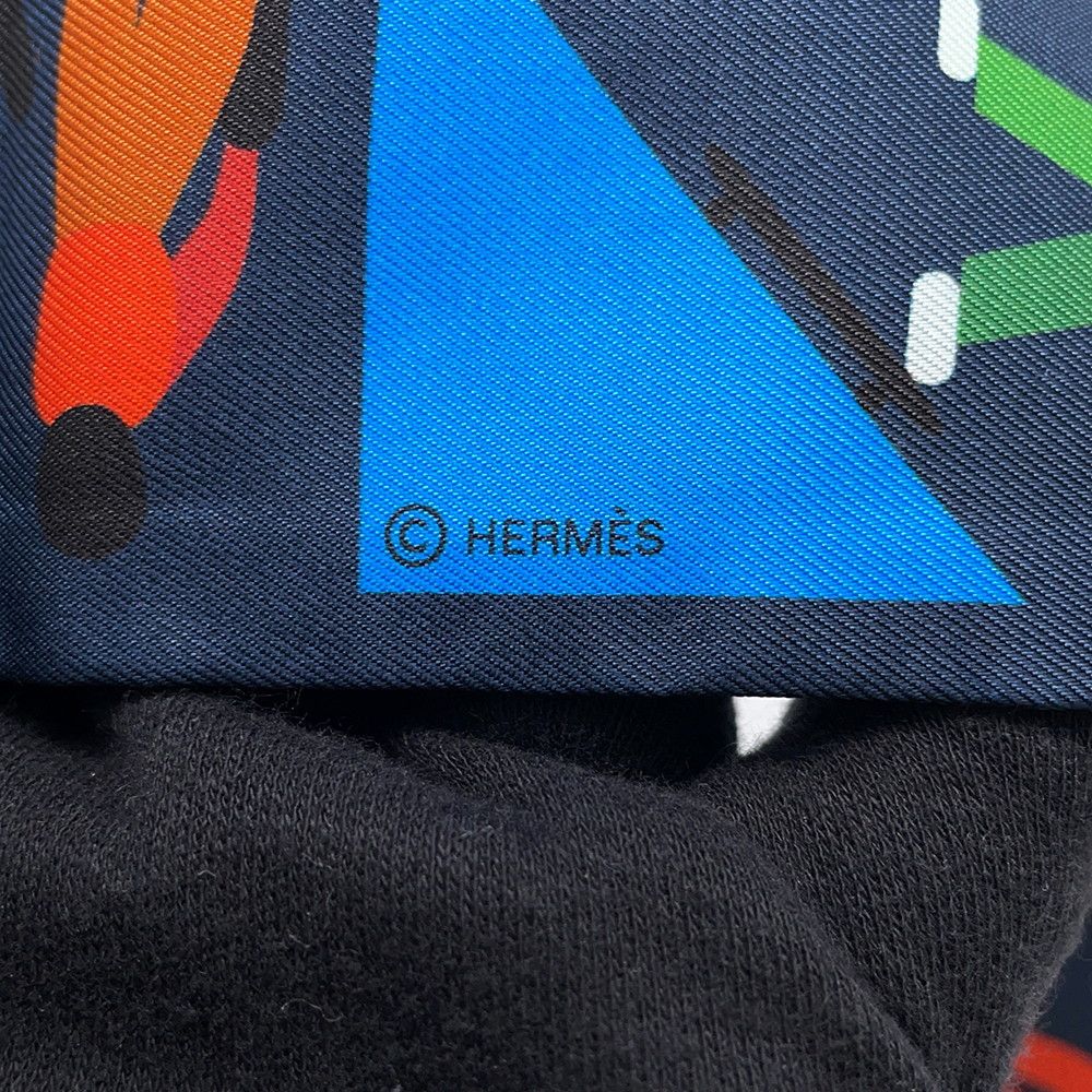 Hermes Scarf Twilly Figure Libre Silk — view 5