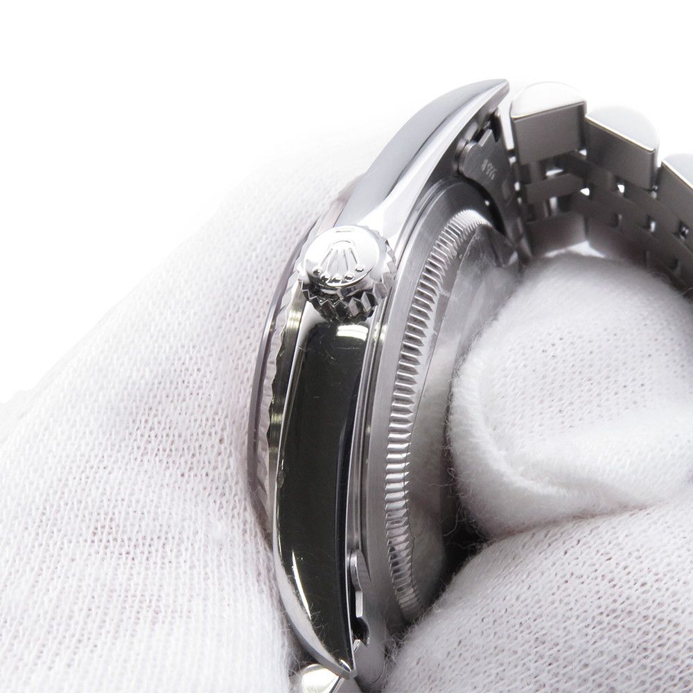 Rolex Datejust 36 No SS White Gold Watch Silver Dial Diamond — view 8