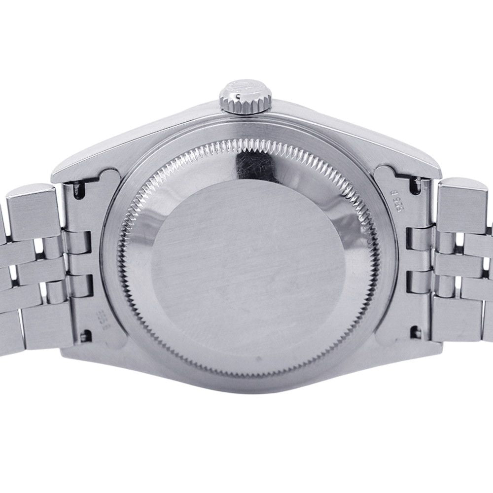 Rolex Datejust 36 No SS White Gold Watch Silver Dial Diamond — view 3