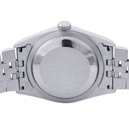 Rolex Datejust 36 No SS White Gold Watch Silver Dial Diamond — view 3
