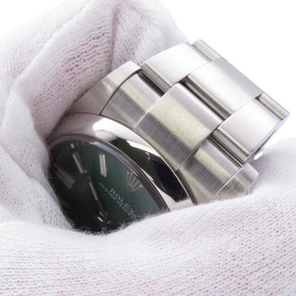 Rolex Oyster Perpetual 41 Roulette Watch Green Dial — view 5