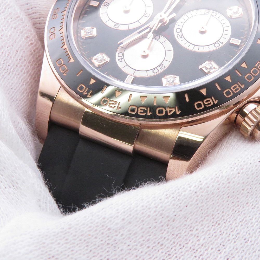 Rolex Cosmograph Daytona Watch Black Sundust Dial Diamond — view 5