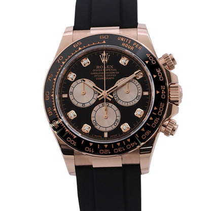 Rolex Cosmograph Daytona Watch Black Sundust Dial Diamond