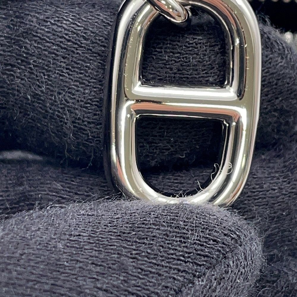Hermes Coin Case Zip Azap Compact Canvas Silver — view 6