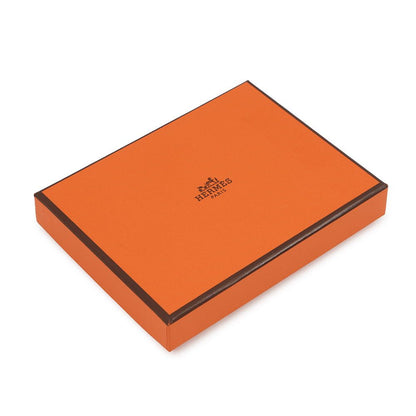 Hermes Coin Case Zip Azap Compact Canvas Silver — view 8