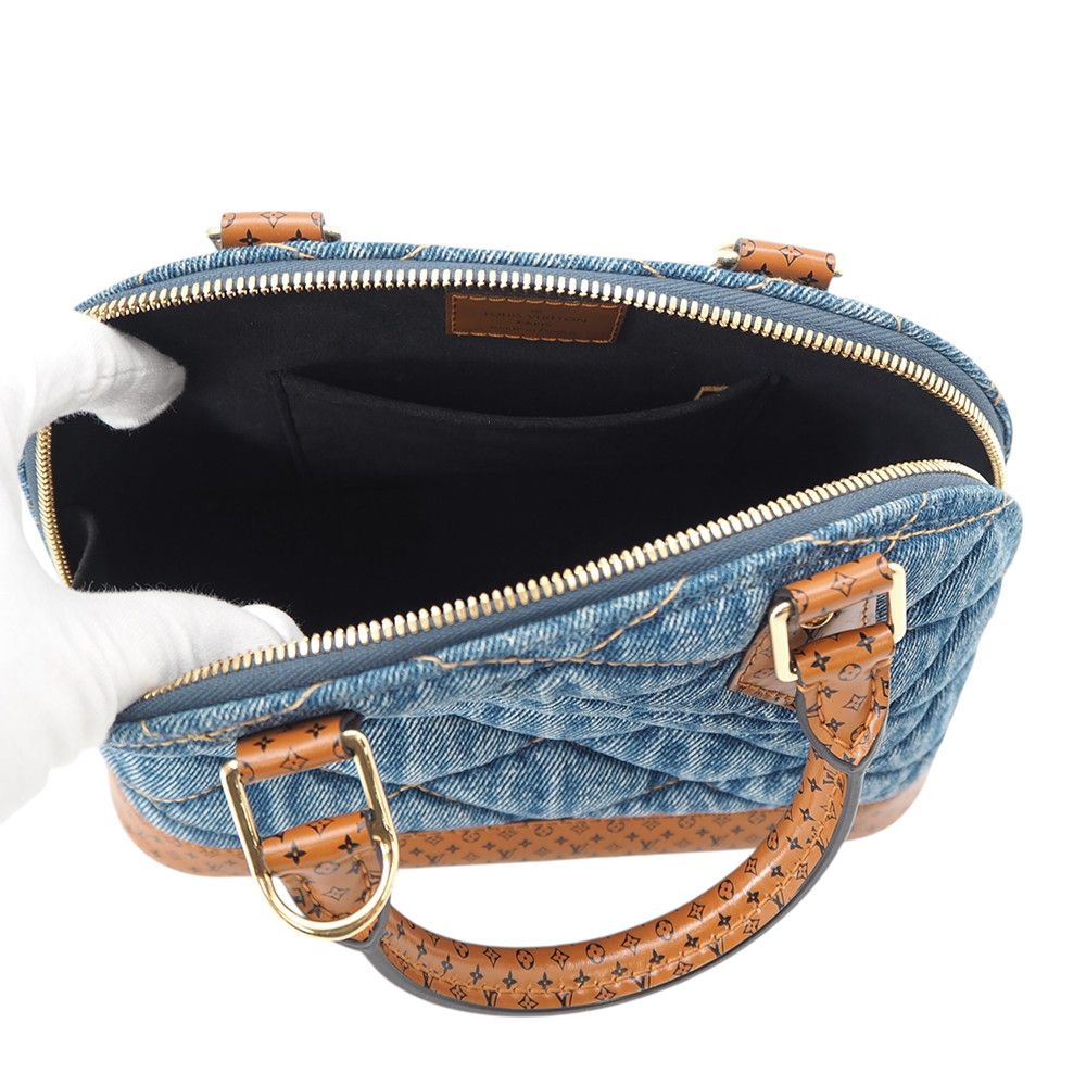 Louis Vuitton Handbag Denim Textile Maltage Alma BB Bag 2-Way Shoulder Monogram — view 6