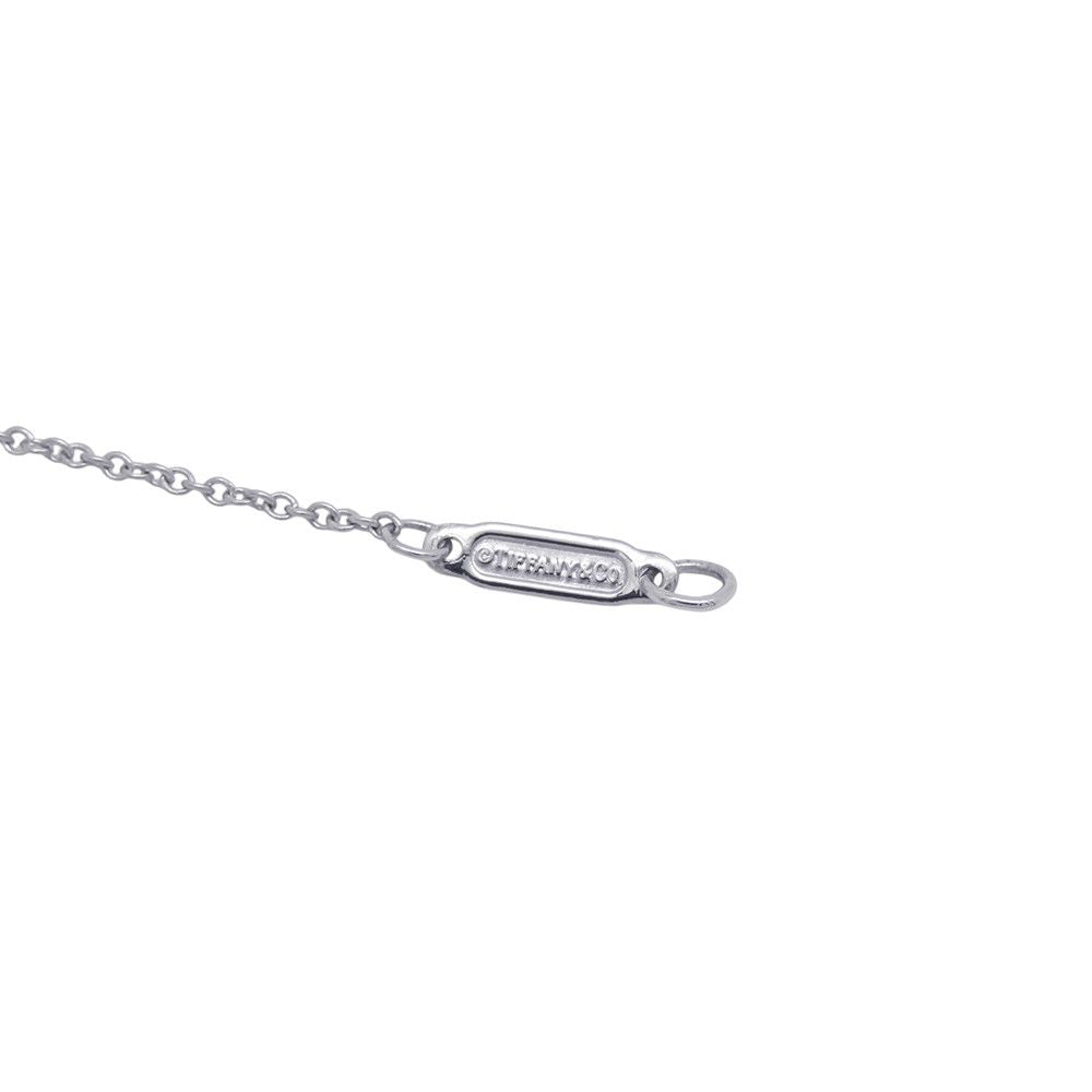 Tiffany & Co Necklace Sorest Pendant Diamond Medium Stone Platinum — view 7