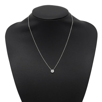 Tiffany & Co Necklace Sorest Pendant Diamond Medium Stone Platinum — view 4