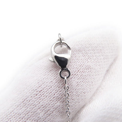 Tiffany & Co Necklace Sorest Pendant Diamond Medium Stone Platinum — view 6