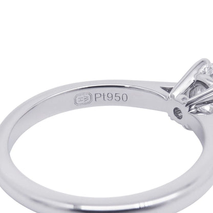 Harry Winston Ring Round Cut Solitaire Diamond Platinum — view 9