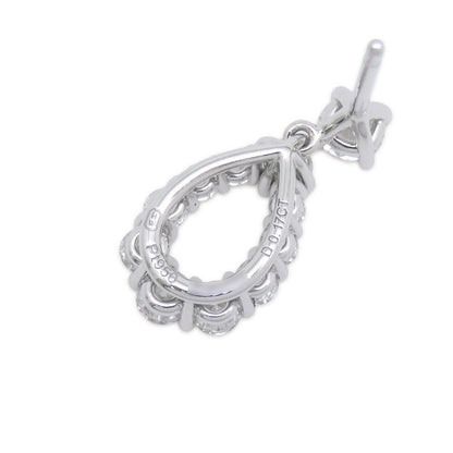 Harry Winston Earrings Loop Small Diamond Total Platinum Eadprdsmlp — view 8