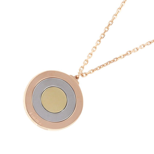 Cartier Necklace Round Trinity 18k Pink Gold 18k Yellow 18k White Pendant