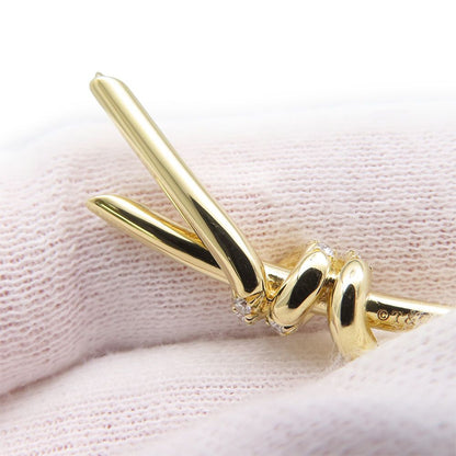 Tiffany & Co Necklace Knot Pendant Diamond Total 18k Yellow Gold — view 7