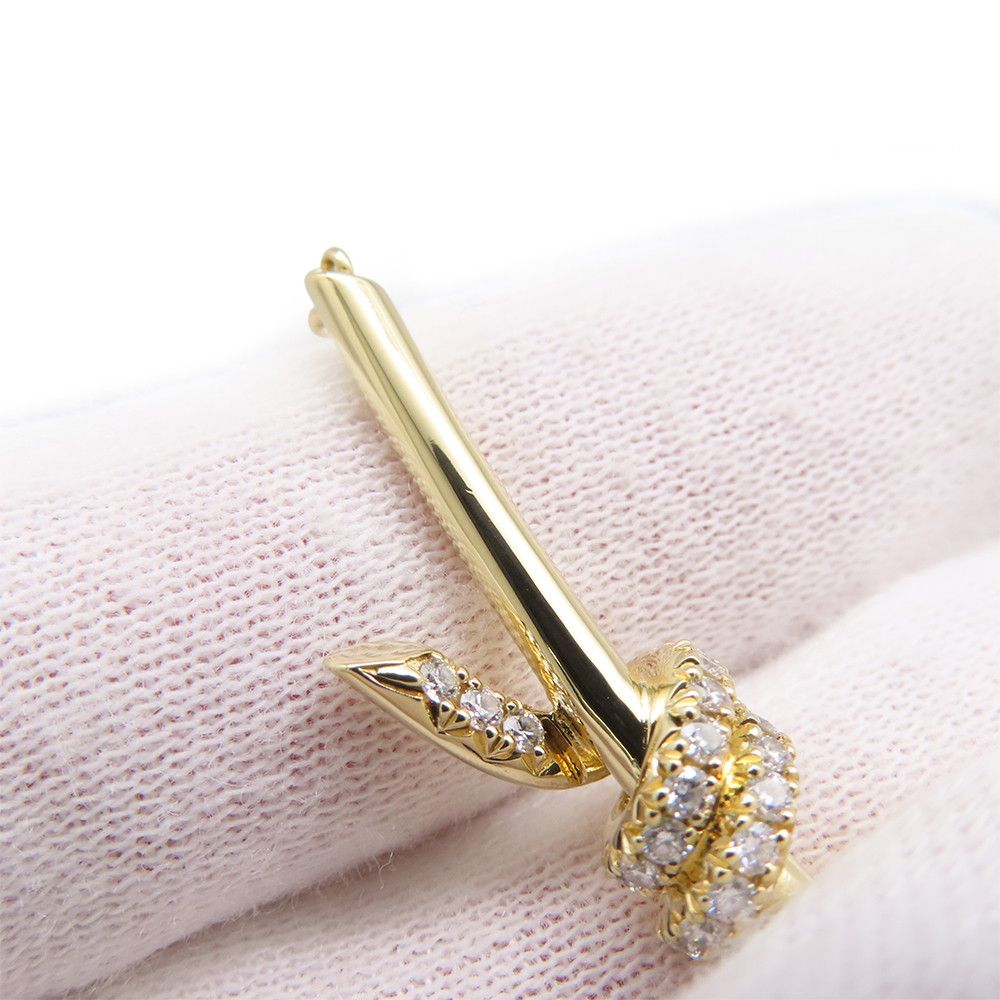 Tiffany & Co Necklace Knot Pendant Diamond Total 18k Yellow Gold — view 6