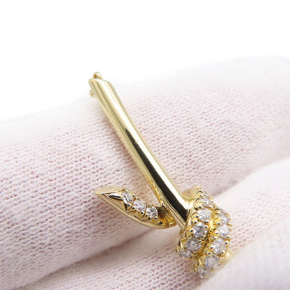 Tiffany & Co Necklace Knot Pendant Diamond Total 18k Yellow Gold — view 6