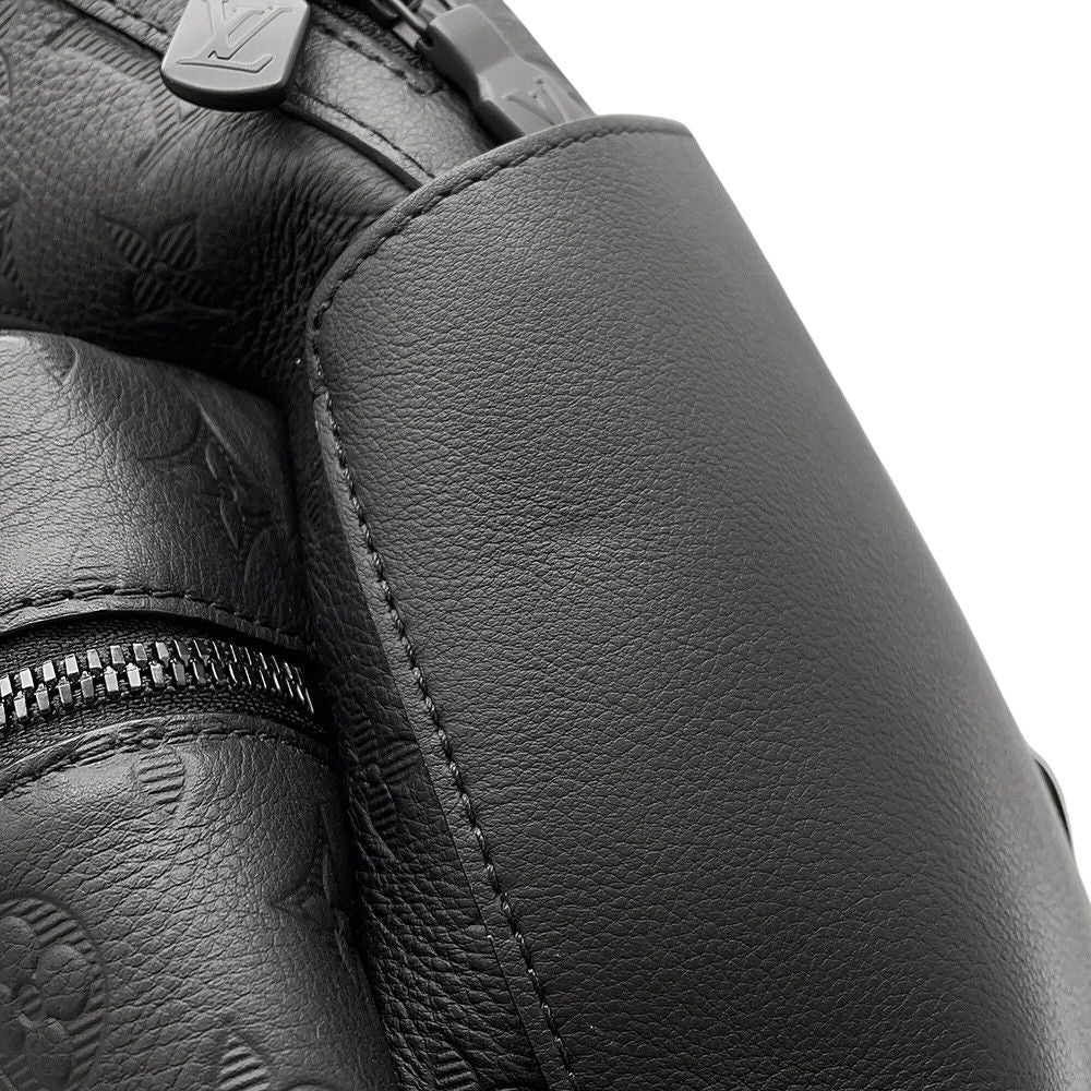 Louis Vuitton Monogram Shadow Discovery Backpack PM Black — view 7