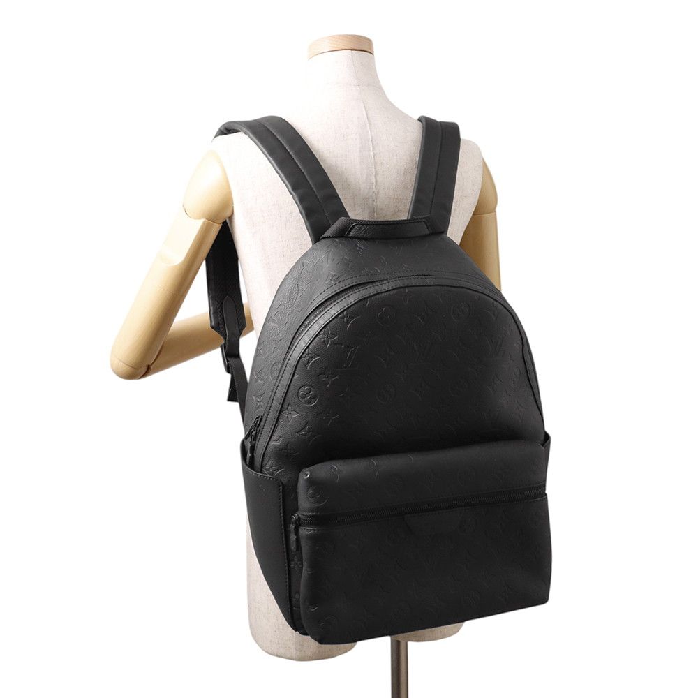 Louis Vuitton Monogram Shadow Discovery Backpack PM Black — view 4