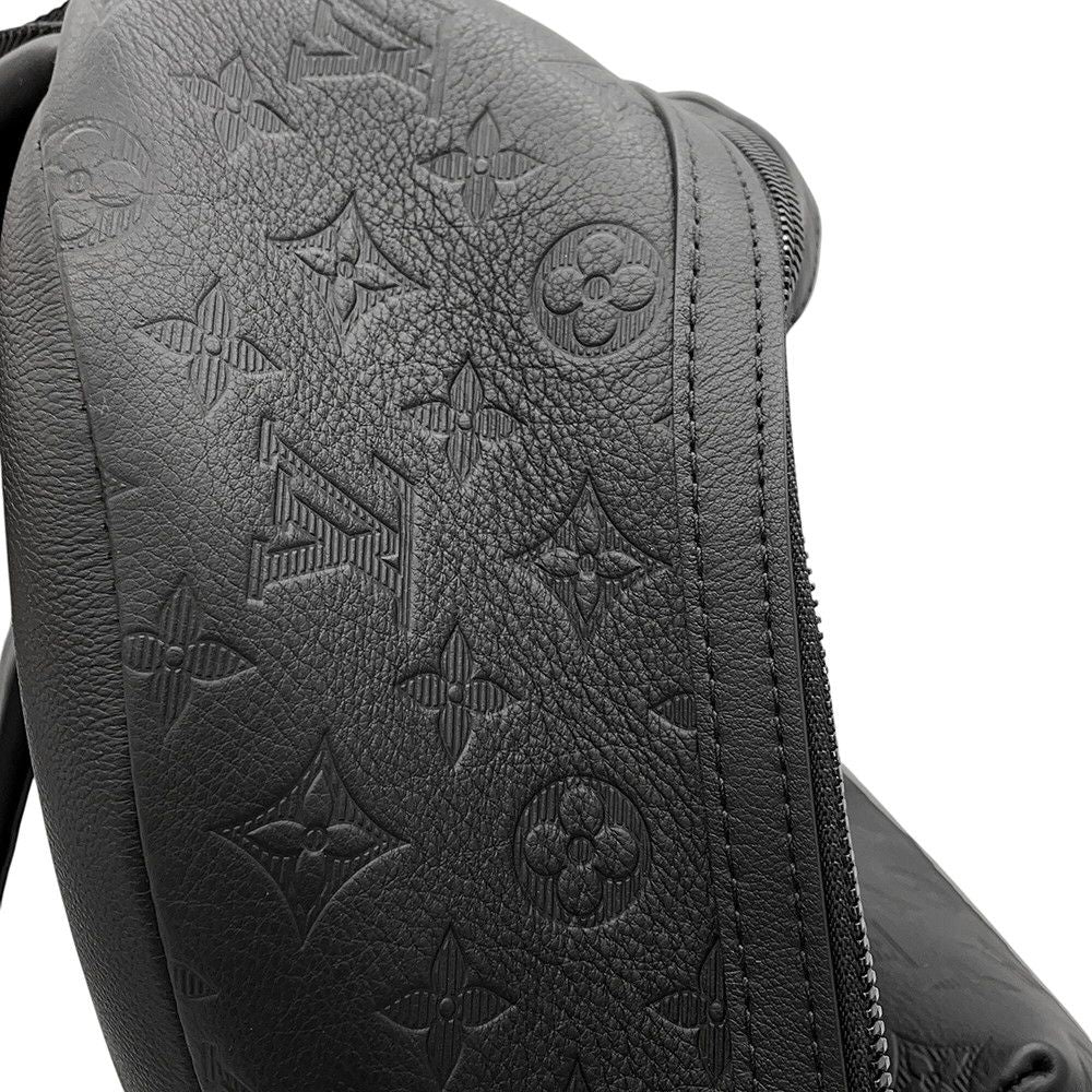 Louis Vuitton Monogram Shadow Discovery Backpack PM Black — view 8