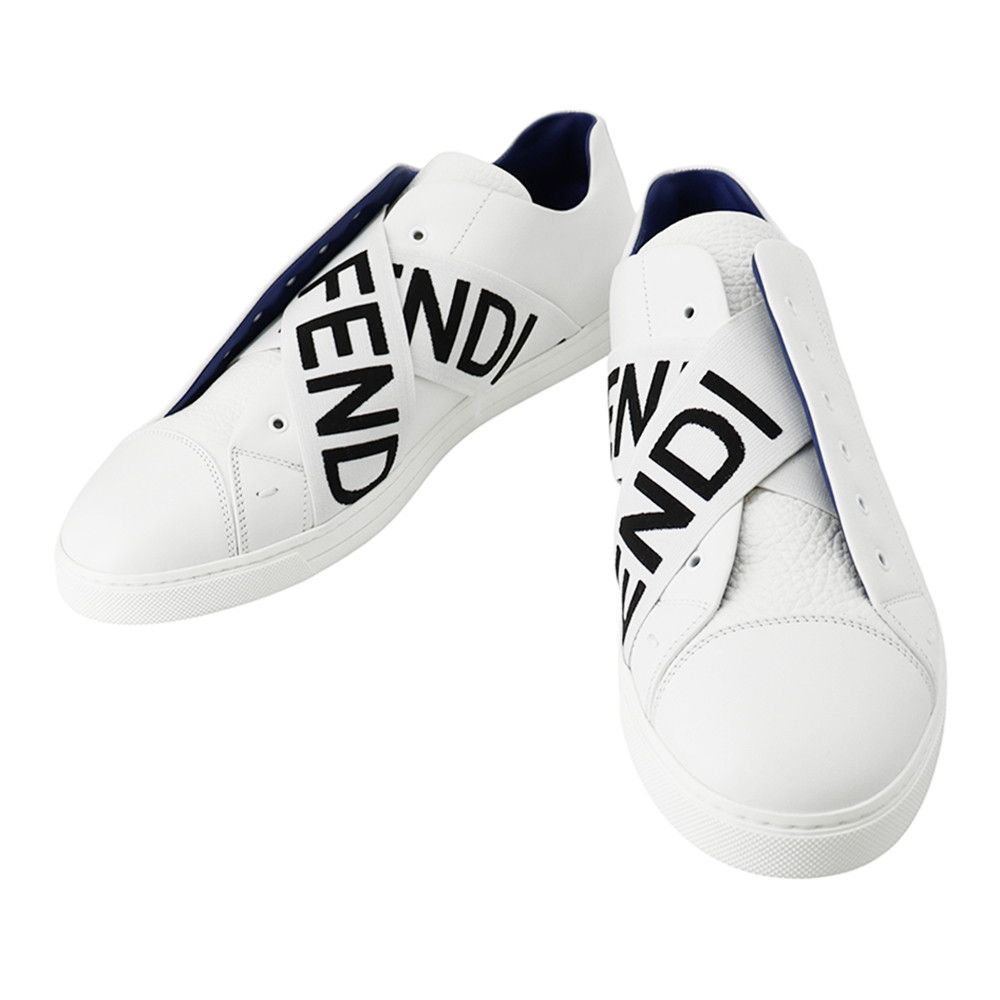 Fendi Sneakers FF Logo with Cross Band Shoes