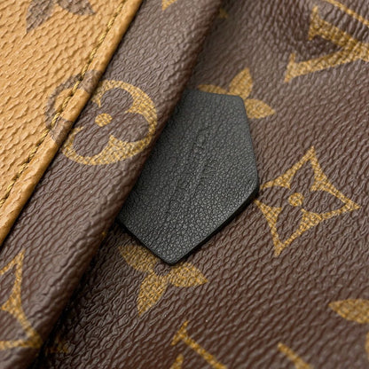 Louis Vuitton Backpack Monogram Reverse Palm Springs Mini Bag Black — view 9