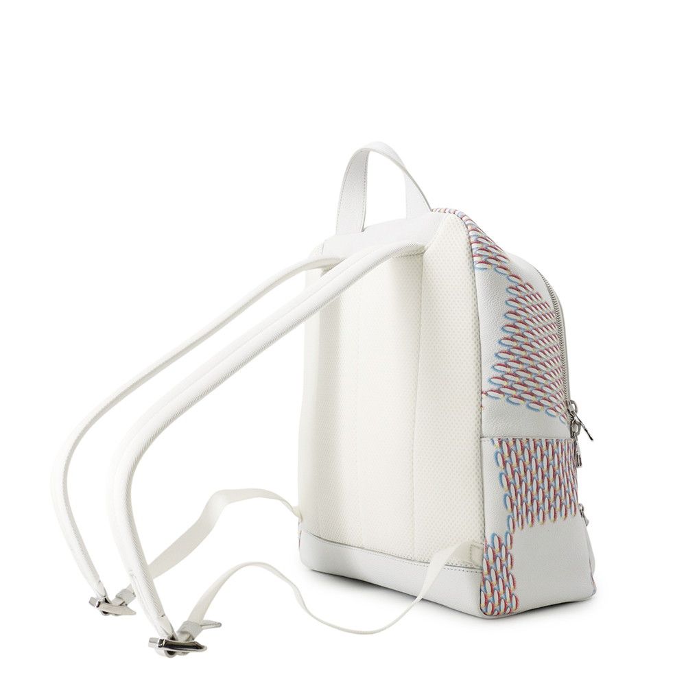 Louis Vuitton Damier Spray Leather Backpack White — view 2