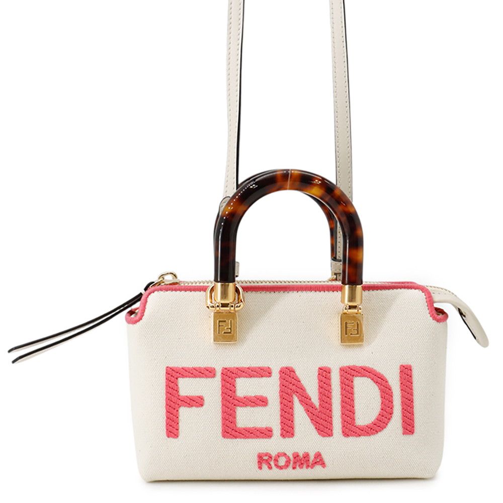 Fendi by the Way Mini Canvas 2-Way Shoulder