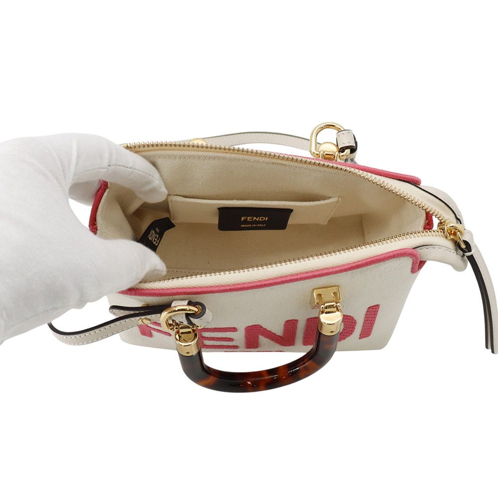 Fendi by the Way Mini Canvas 2-Way Shoulder — view 6