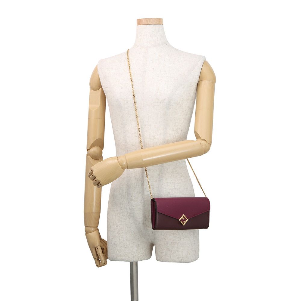 Fendi Chain Wallet FF Diamond by Leather — view 4