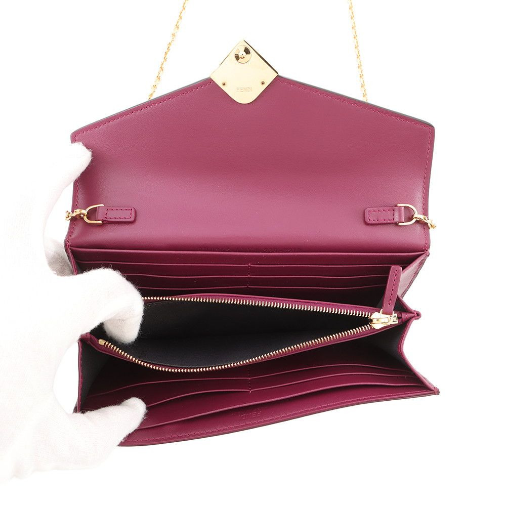 Fendi Chain Wallet FF Diamond by Leather — view 6