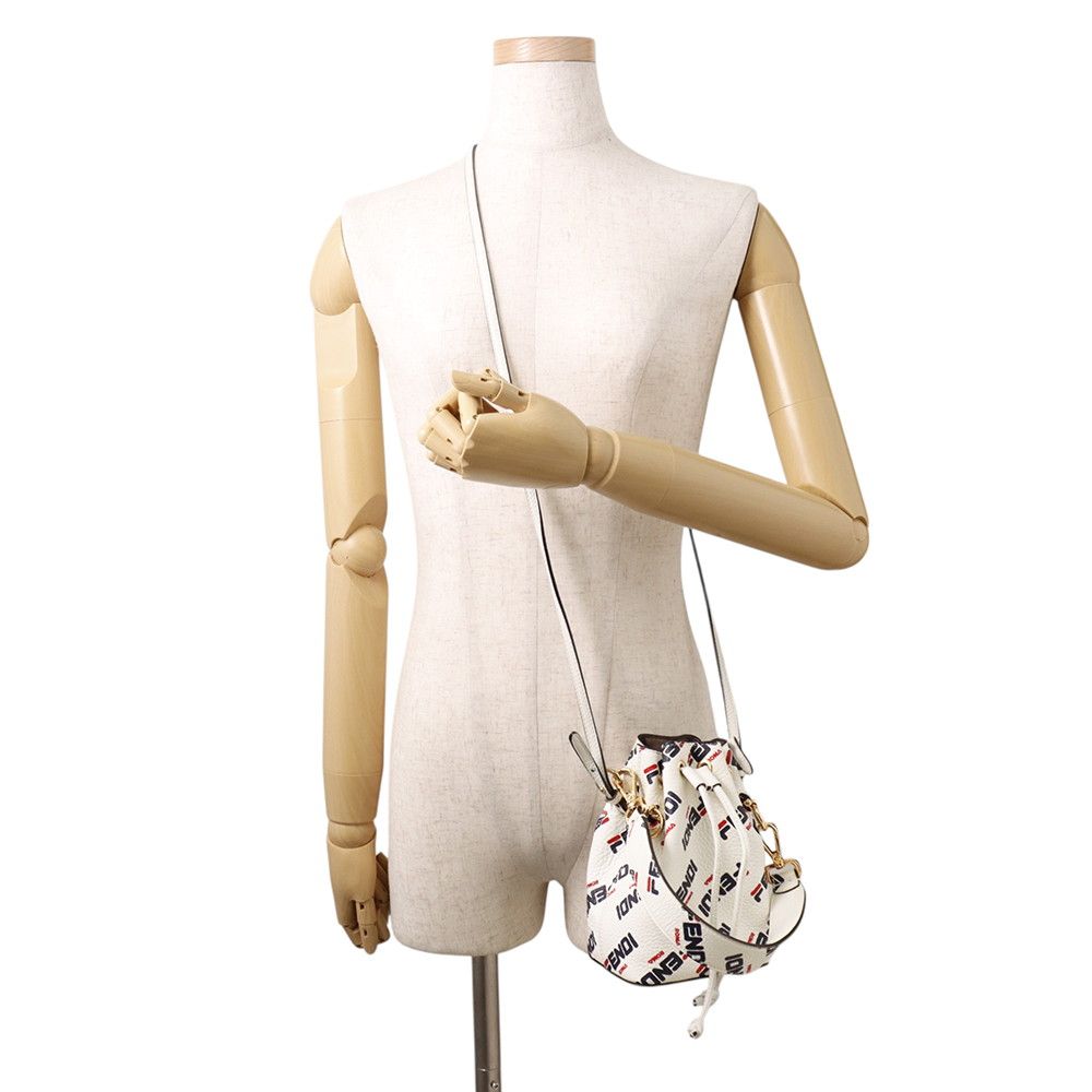 Fendi Montresor Mini Fila Collaboration Leather 2-Way Shoulder — view 5