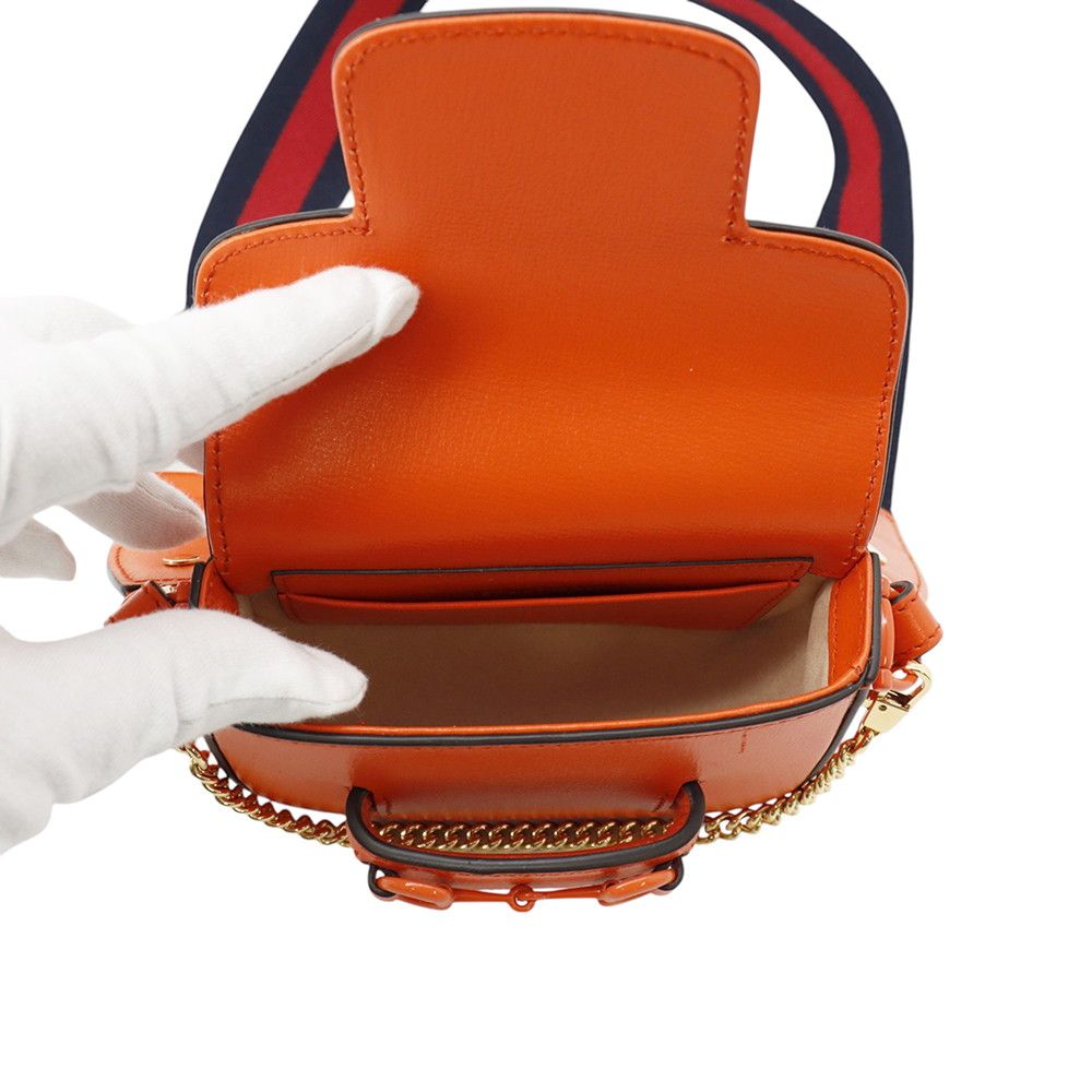 Gucci Shoulder Bag Horsebit Mini Leather 2-Way — view 7