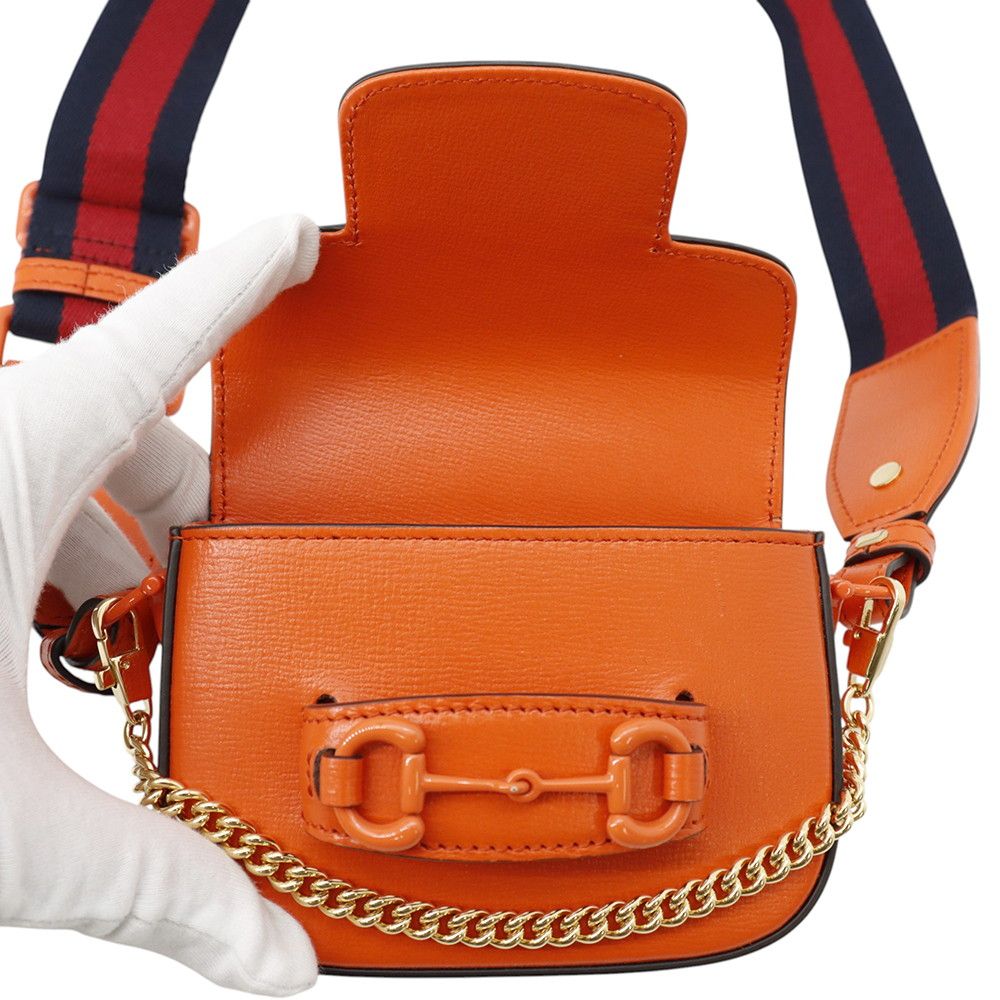 Gucci Shoulder Bag Horsebit Mini Leather 2-Way — view 6