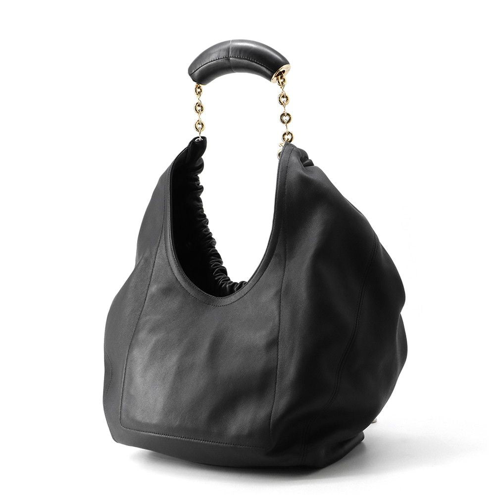 Loewe Shoulder Bag Squeeze Melo Nappa Lambskin 2-Way Black — view 2