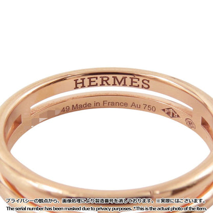 Hermes Ring Arianne Wedding 18k Pink Gold — view 7