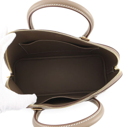 Hermes Handbag Bolide 30 Etoupe Gold Epsom 2-Way — view 5