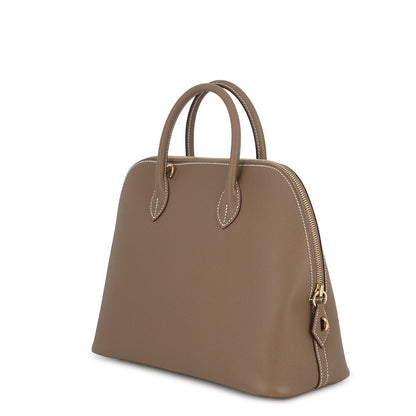 Hermes Handbag Bolide 30 Etoupe Gold Epsom 2-Way — view 2