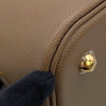 Hermes Handbag Bolide 30 Etoupe Gold Epsom 2-Way — view 6