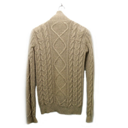 Dior Cable Knit Zip Up Jacket S Beige — view 2
