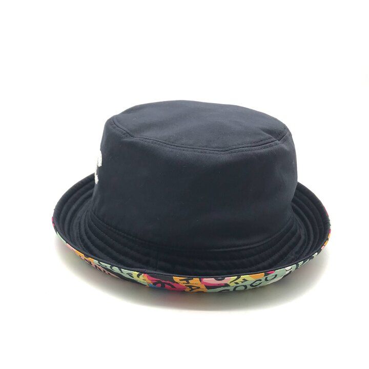 Chanel CC Logo Reversible Hat 24c Hat Navy Multi Color Present — view 3