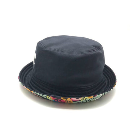 Chanel CC Logo Reversible Hat 24c Hat Navy Multi Color Present — view 3