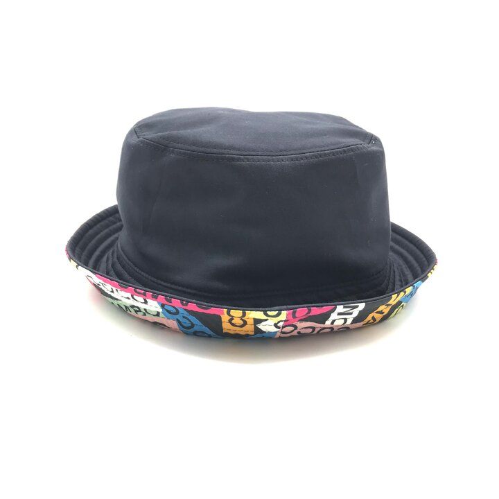 Chanel CC Logo Reversible Hat 24c Hat Navy Multi Color Present — view 5