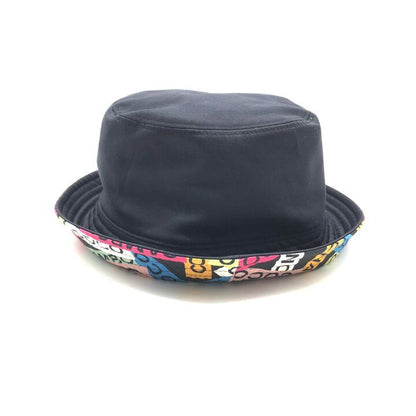 Chanel CC Logo Reversible Hat 24c Hat Navy Multi Color Present — view 5