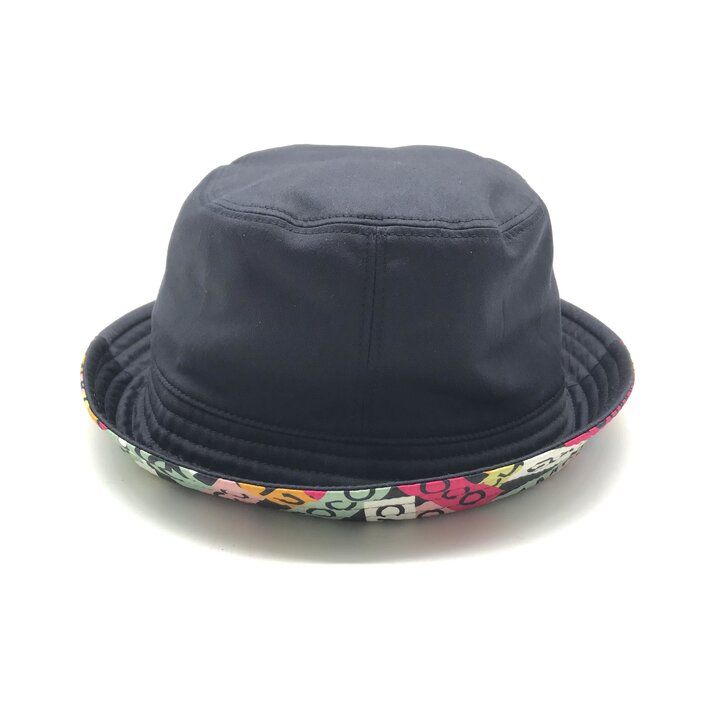 Chanel CC Logo Reversible Hat 24c Hat Navy Multi Color Present — view 4