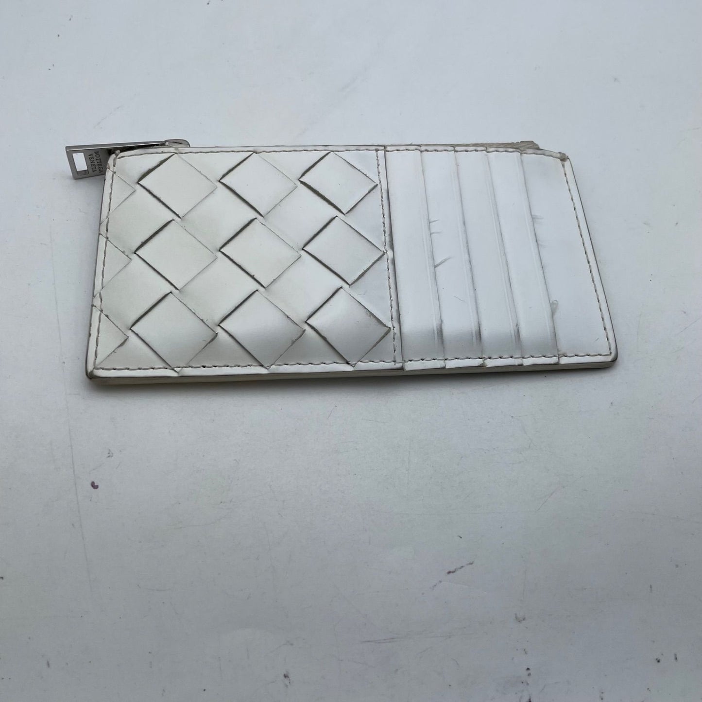 Bottega Veneta Fragment Case Intre White Fixed Era Card Coin — view 3