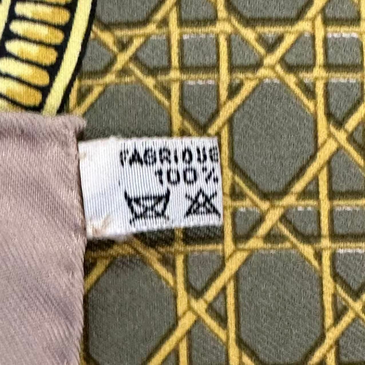 Hermes Carre 90 Silk Scarf les Voitures a Transformation Folding Top Carriage — view 9